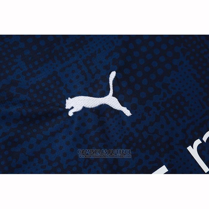 Fato de Treino Olympique Marsella Manga Curta 2025-2026 Azul - Calcas Curta